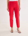 Oliver Black Slim Ankle Grazer Pant, Red product photo