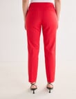 Oliver Black Slim Ankle Grazer Pant, Red product photo View 02 S