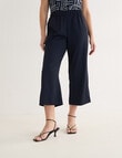 Oliver Black Dress Culotte Pants, Midnight product photo