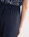 Oliver Black Dress Culotte Pants, Midnight product photo View 05 S