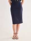 Oliver Black Bengaline Pencil Skirt, French Navy product photo