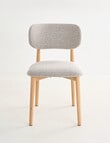 LUCA Furniture Leni Dining Chair, Beige/Natural product photo View 02 S