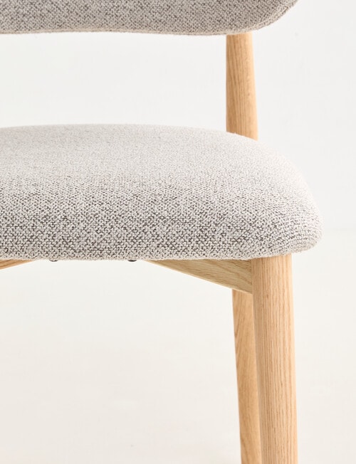 LUCA Furniture Leni Dining Chair, Beige/Natural product photo View 07 L