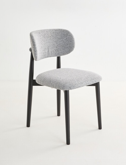 LUCA Furniture Leni Dining Chair, Grey/Black product photo