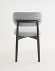 LUCA Furniture Leni Dining Chair, Grey/Black product photo View 04 S