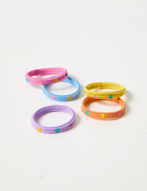 Mac & Ellie Mini Hair Ties, 60-Piece, Purple product photo View 02 L