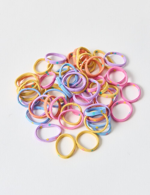 Mac & Ellie Mini Hair Ties, 60-Piece, Purple product photo View 03 L