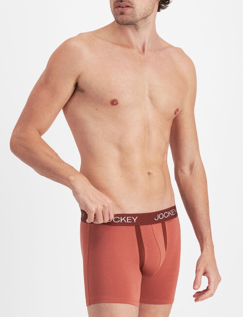 Jockey Chafe Proof Modal Trunk, Rust product photo View 02 L