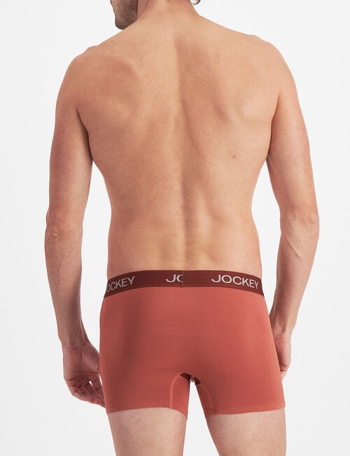 Jockey Chafe Proof Modal Trunk, Rust product photo View 03 L