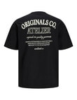 Jack & Jones Santorini Back Tee, Black product photo View 08 S