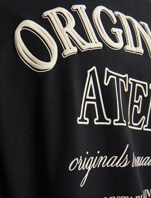 Jack & Jones Santorini Back Tee, Black product photo View 05 L