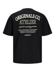 Jack & Jones Santorini Back Tee, Black product photo View 08 S