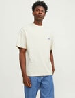 Jack & Jones Santorini Back Tee, Buttercream product photo View 03 S