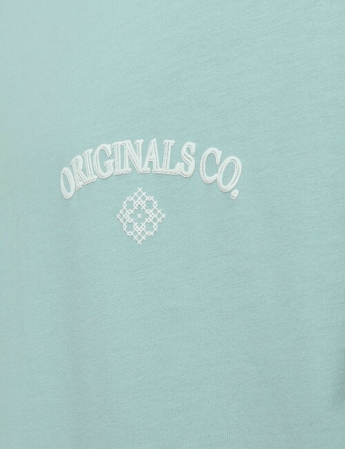 Jack & Jones Santorini Back Tee, Grey Mist product photo View 07 L