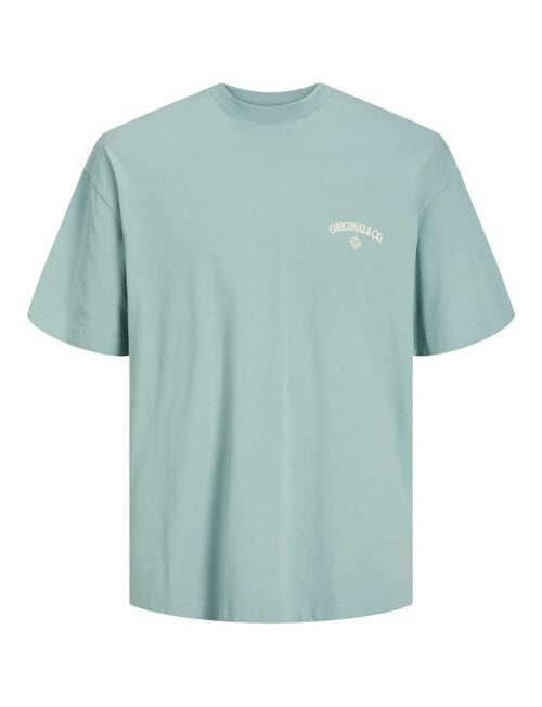 Jack & Jones Santorini Back Tee, Grey Mist product photo View 08 L