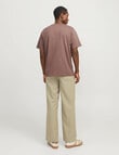 Jack & Jones Vestobro Tee, Deep Taupe product photo View 02 S