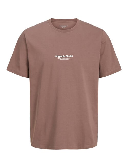 Jack & Jones Vestobro Tee, Deep Taupe product photo View 07 L