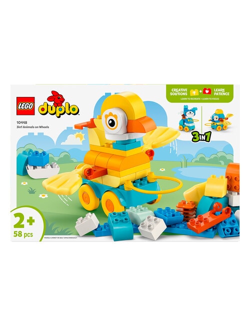 LEGO DUPLO 3-in-1 Animals On Wheels, 10448 product photo View 03 L