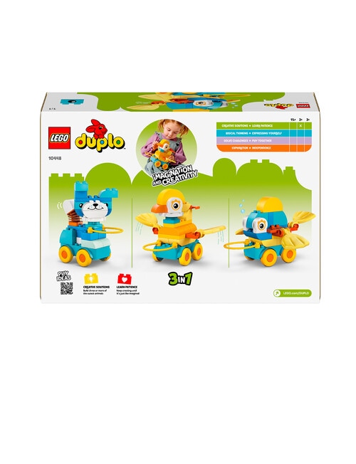 LEGO DUPLO 3-in-1 Animals On Wheels, 10448 product photo View 08 L