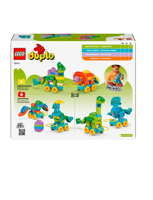 LEGO DUPLO 3-in-1 Dinosaurs On Wheels, 10451 product photo View 07 L