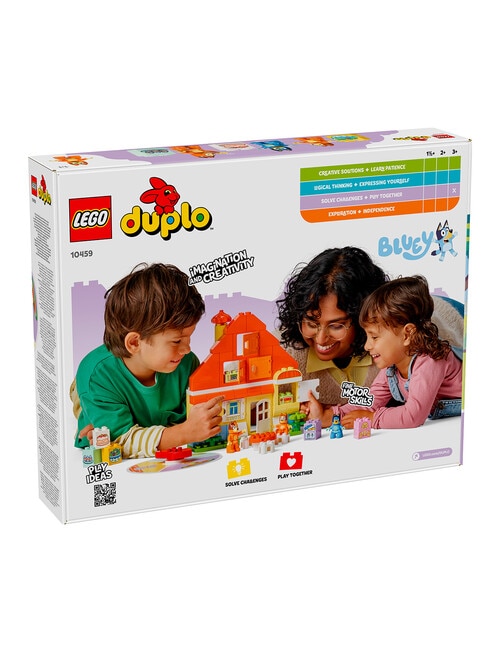 LEGO DUPLO Bluey's Family House With Memory Game, 10459 product photo View 06 L