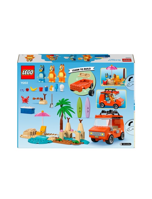 LEGO Bluey Beach & Family Car Trip, 11202 product photo View 07 L
