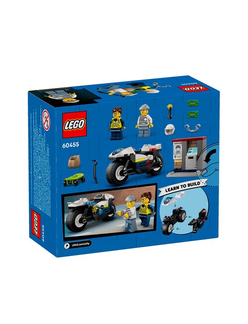 LEGO City Police Motorcycle Chase, 60455 - Lego & Construction