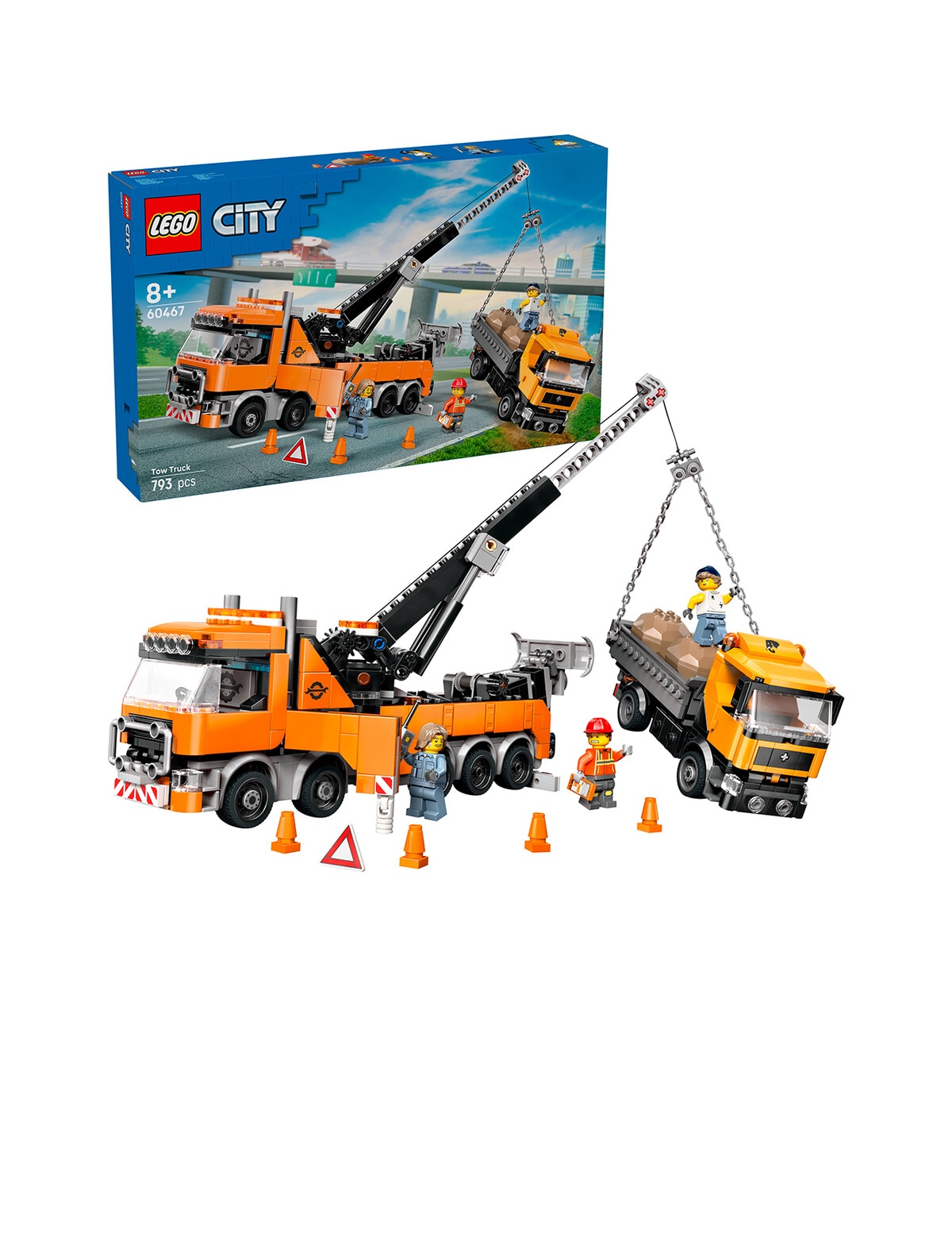 LEGO City Heavy-Duty Recovery Tow Truck With Crane, 60467 - Lego