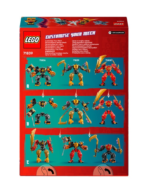 LEGO NINJAGO Arin's Spinjitzu Battle Mech, 71839 product photo View 08 L