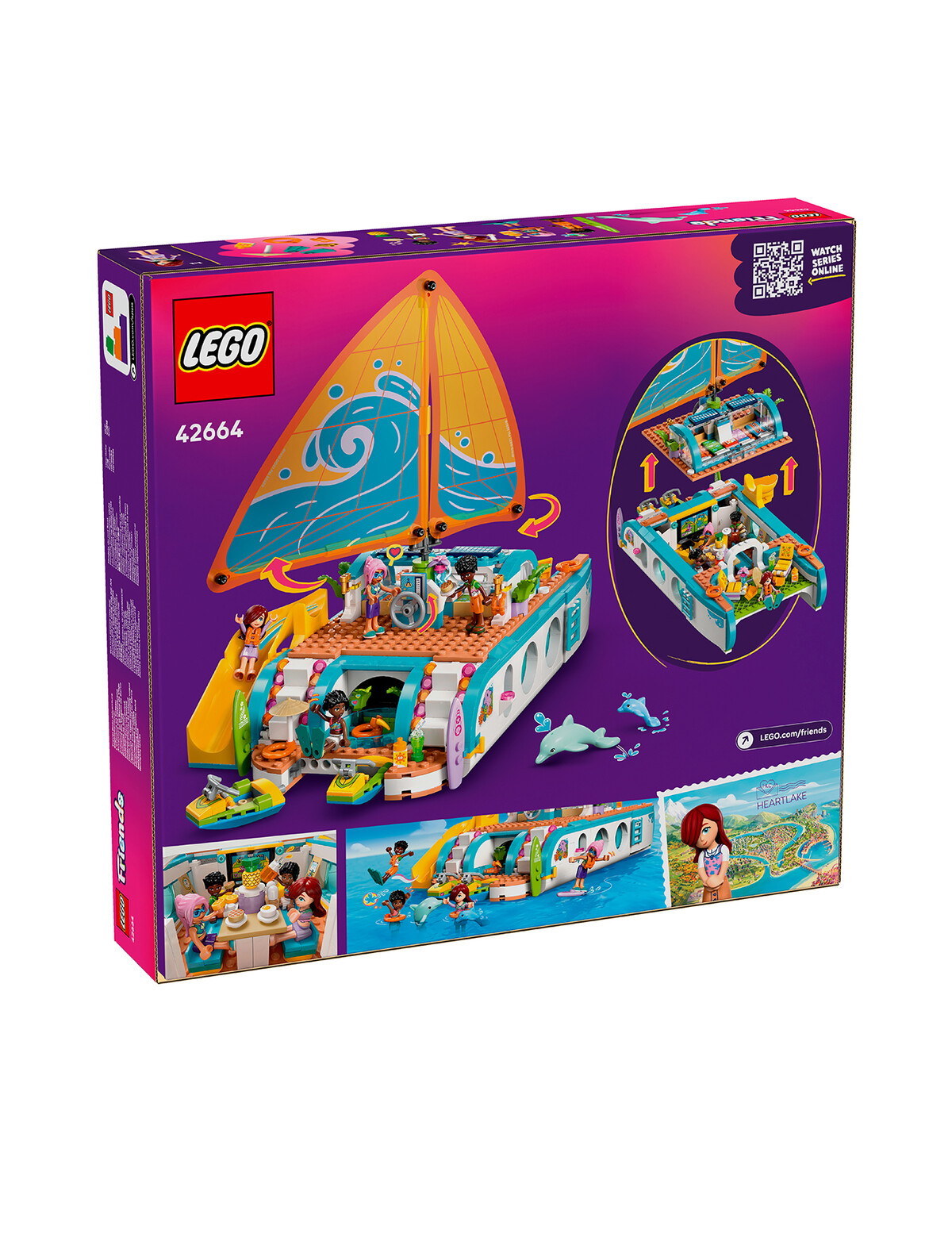 LEGO Friends Travel Boat Adventure, 42664 Lego Construction
