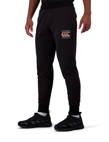 Canterbury Rakaia Fleece Pant, Black product photo