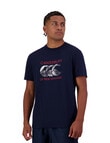 Canterbury Rakaia Tee, Navy product photo