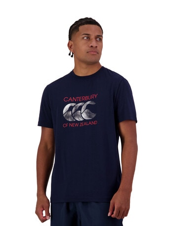 Canterbury Rakaia Tee, Navy product photo