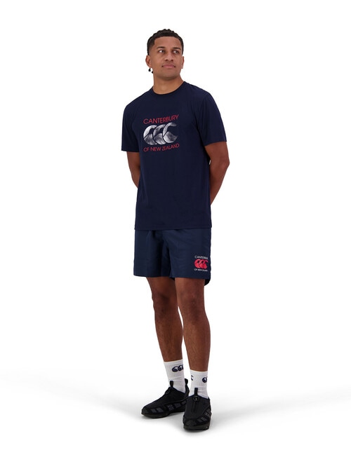 Canterbury Rakaia Tee, Navy product photo View 03 L