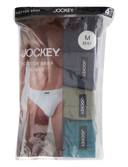 Jockey Hipster Brief, 4-Pack, Black, Coco, Cayenne & Souffle product photo View 03 L
