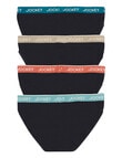 Jockey Hipster Brief, 4-Pack, Black product photo View 02 S