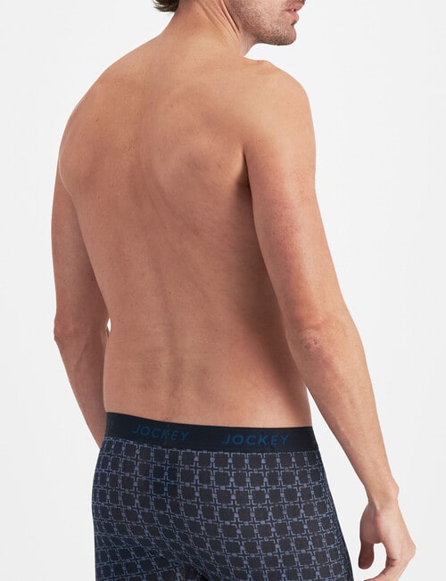 Jockey Comfort Print Trunk, 3-Pack, Captain Mccool, Canoe Blue & Tile Style product photo View 03 L
