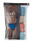 Jockey Hipster Brief, 4-Pack, Black product photo View 03 S