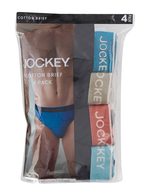 Jockey Hipster Brief, 4-Pack, Black product photo View 03 L