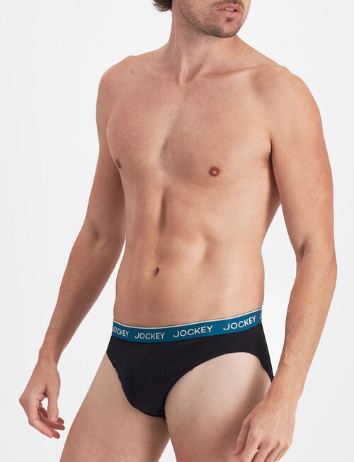 Jockey Hipster Brief, 4-Pack, Black product photo View 08 L