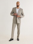 Laidlaw + Leeds Micro Houndstooth Classic Jacket, Brown product photo View 03 S