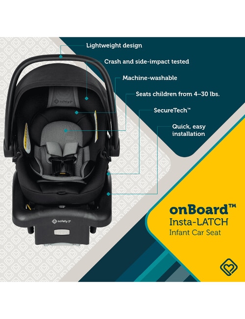 Safety First onBoard Insta-LATCH Capsule with Base product photo View 05 L