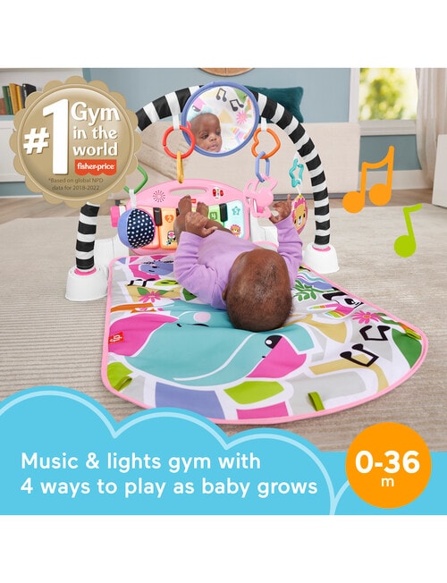 Fisher Price Pink Kick N Play Gym product photo View 05 L