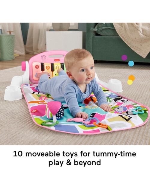 Fisher Price Pink Kick N Play Gym product photo View 06 L