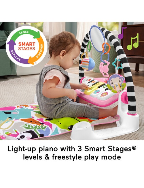 Fisher Price Pink Kick N Play Gym product photo View 07 L