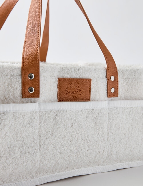 Little Bundle Nappy Caddy Teddy, White product photo View 02 L