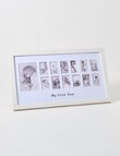 Little Bundle Keepsake Photo Frame, My First Year product photo