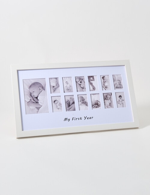 Little Bundle Keepsake Photo Frame, My First Year product photo