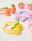 Mac & Ellie Fruitti Bow Charm Hair Ties, 10-Piece product photo View 03 S