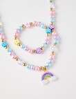 Mac & Ellie Rainbow Jewellery Set, 2-Piece, Pink product photo View 02 S